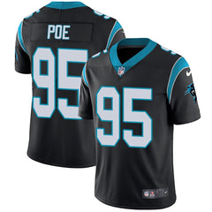 Men's Carolina Panthers #95 Dontari Poe Black Vapor Untouchable Limited Stitched NFL Jersey 