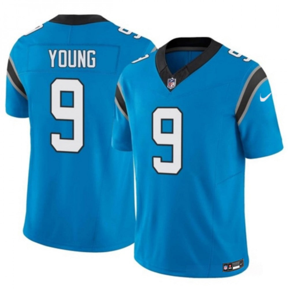 Men's Carolina Panthers #9 Bryce Young Blue 2023 F.U.S.E. Vapor Untouchable Stitched Football Jersey 