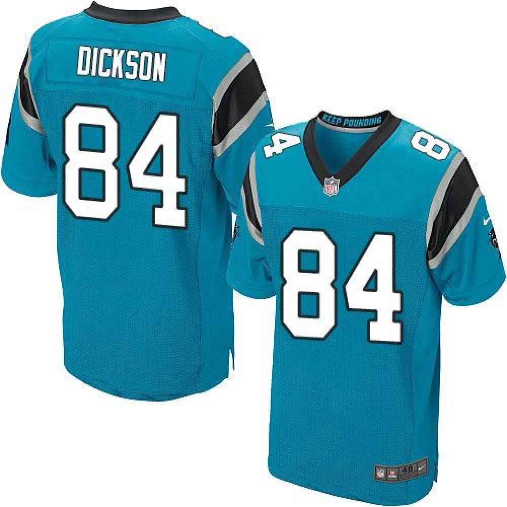 Panthers #84 Ed Dickson Blue Alternate Men's Stitched NFL Elite Jersey 