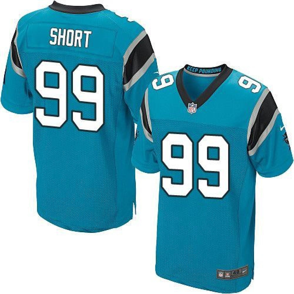 Panthers #99 Kawann Short Blue Alternate Men's Stitched NFL Elite Jersey 
