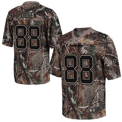 Panthers #88 Greg Olsen Camo Men's Stitched NFL Realtree Elite Jersey 