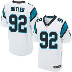 Panthers #92 Vernon Butler White Men's Stitched NFL Elite Jersey 