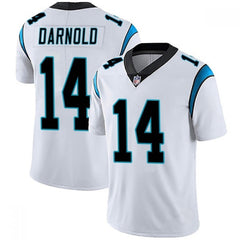 Men's Carolina Panthers #14 Sam Darnold White Vapor Untouchable Limited Stitched Jersey 