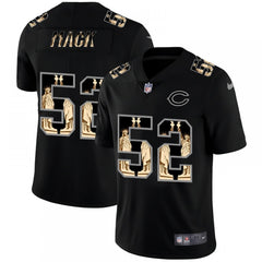 Men's Chicago Bears #52 Khalil Mack 2019 Black Statue of Liberty Limited Stitched NFL Jersey 