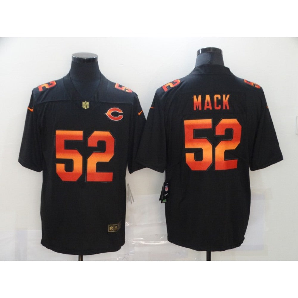 Men's Chicago Bears #52 Khalil Mack 2020 Black Fashion Limited Stitched Jersey 