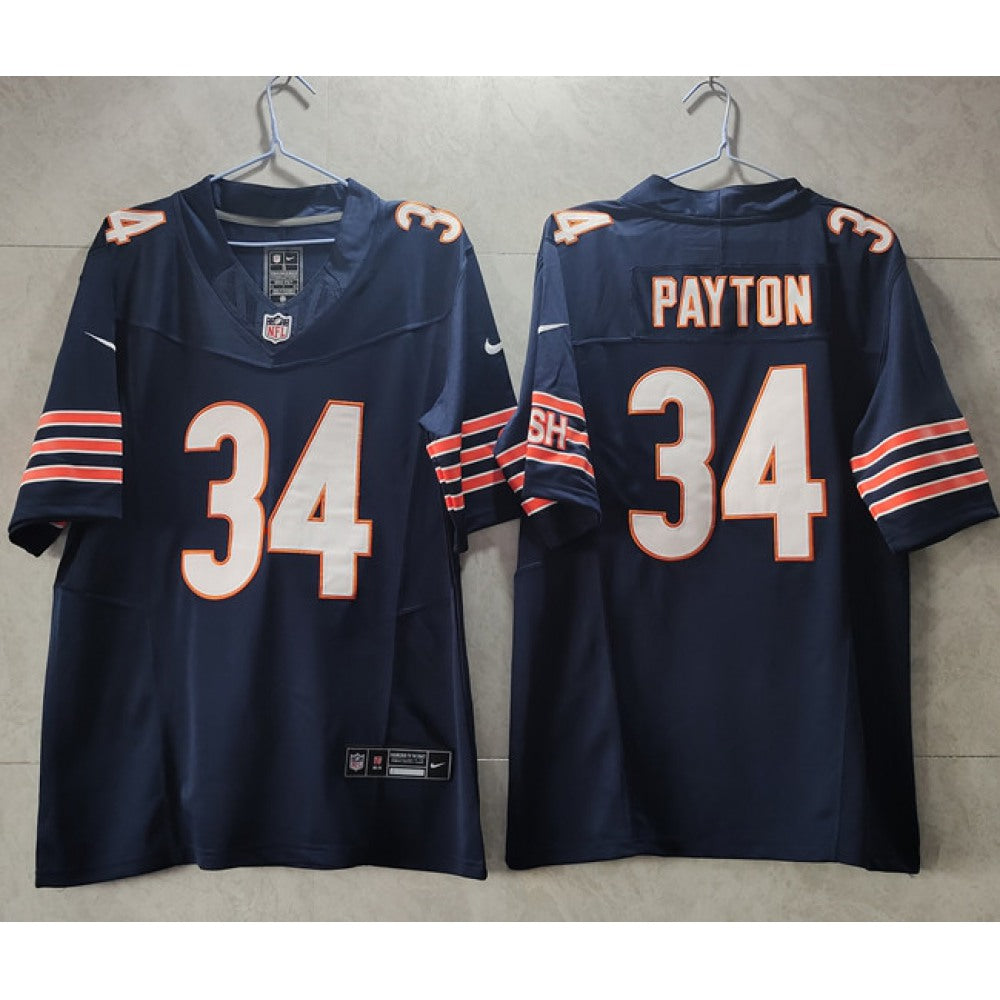 Men's Chicago Bears #34 Walter Payton Navy 2023 F.U.S.E. Vapor Untouchable Limited Stitched Football Jersey 
