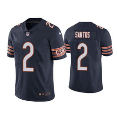Men's Chicago Bears #2 Cairo Santos Navy Vapor untouchable Limited Stitched Jersey 