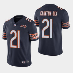 Men's Chicago Bears #21 HaHa Clinton-Dix Navy 2019 100th Season Vapor Untouchable Limited NFL Jersey 