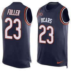 Bears #23 Kyle Fuller Navy Blue Team Color Men's Stitched NFL Limited Tank Top Jersey 
