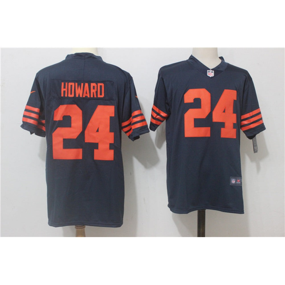 Men's Chicago Bears #24 Jordan Howard Navy Blue Alternate Stitched NFL Vapor Untouchable Limited Jersey 