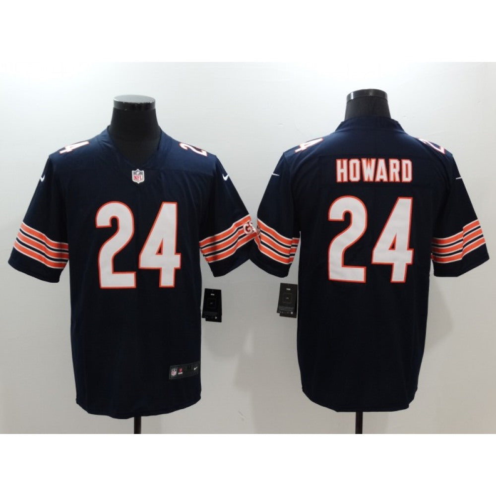 Men's Chicago Bears #24 Jordan Howard Navy Vapor Untouchable Player Limited Jersey 