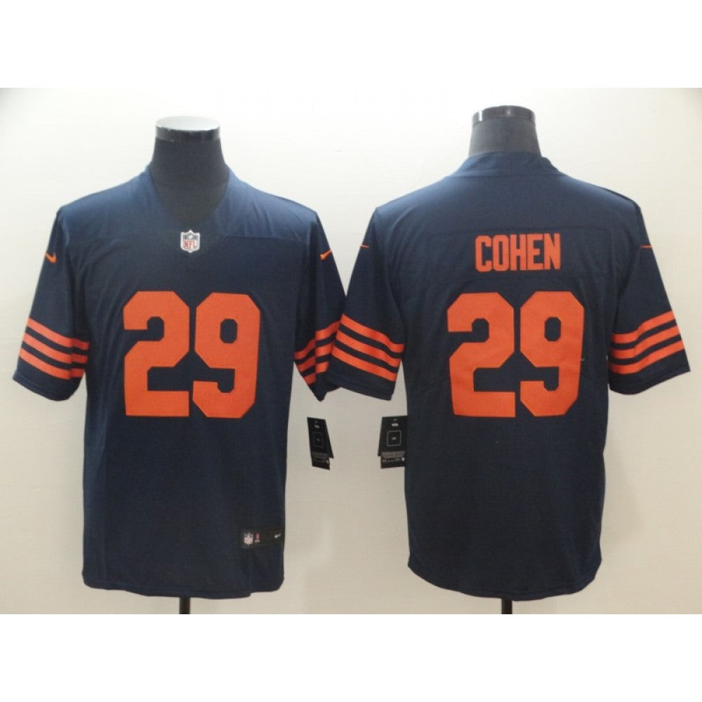 Men's Chicago Bears #29 Tarik Cohen Navy Vapor Untouchable Limited Stitched NFL Jersey 