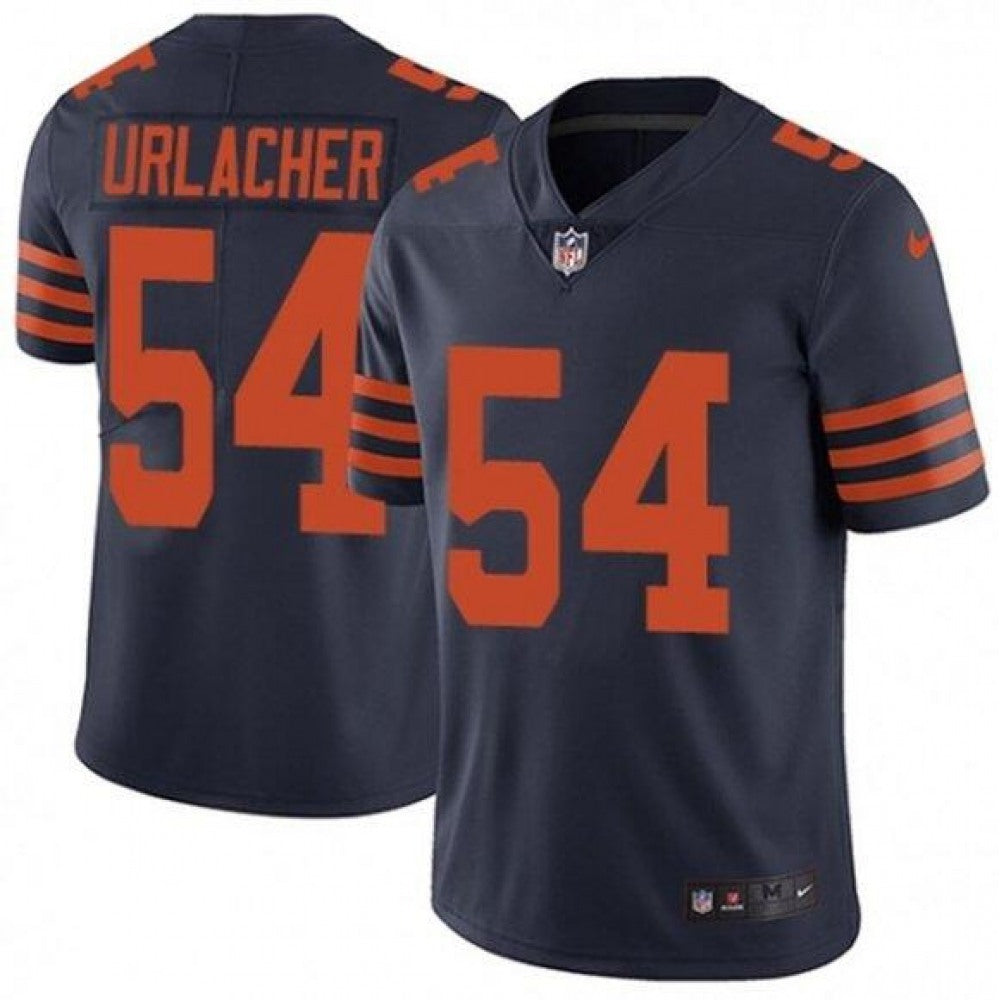 Men's Chicago Bears #54 Brian Urlacher Navy Vapor untouchable Limited Stitched Jersey 