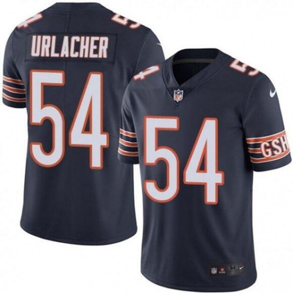 Men's Chicago Bears #54 Brian Urlacher Navy Vapor untouchable Limited Stitched Jersey 