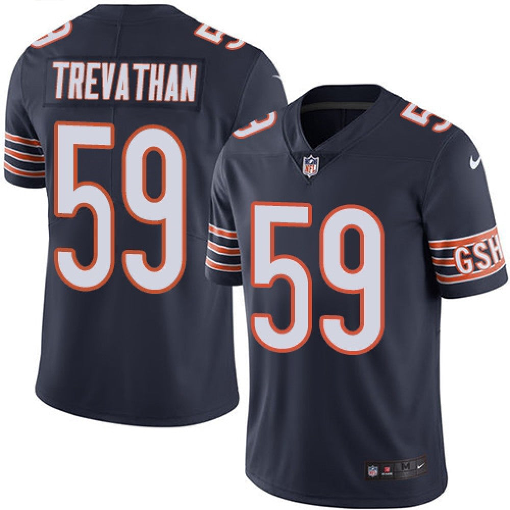 Men's Chicago Bears #59 Danny Trevathan Navy Blue Vapor Untouchable Limited Stitched NFL Jersey 