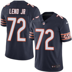 Men's Chicago Bears #72 Charles Leno Jr. Navy Blue Vapor Untouchable Limited Stitched NFL Jersey 