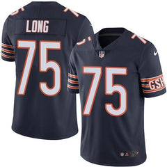 Bears #75 Kyle Long Navy Blue Men's Stitched NFL Limited Rush Jersey 