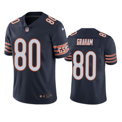 Men's Chicago Bears #80 Jimmy Graham Navy Vapor untouchable Limited Stitched Jersey 