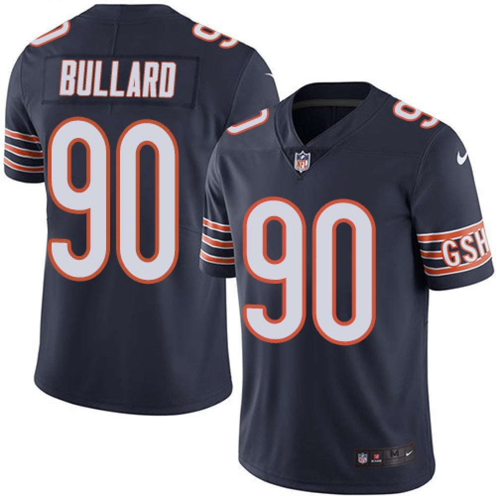 Men's Chicago Bears #90 Jonathan Bullard Navy Blue Vapor Untouchable Limited Stitched NFL Jersey 