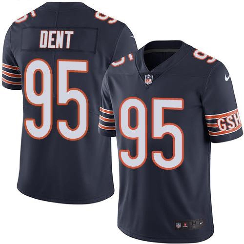 Bears #95 Richard Dent Navy Blue Men's Stitched NFL Limited Rush Jersey 