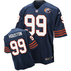 Bears #99 Lamarr Houston Navy Blue Throwback Men's Stitched NFL Elite Jersey 