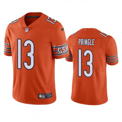 Men's Chicago Bears #13 Byron Pringle Orange Vapor untouchable Limited Stitched Football Jersey 