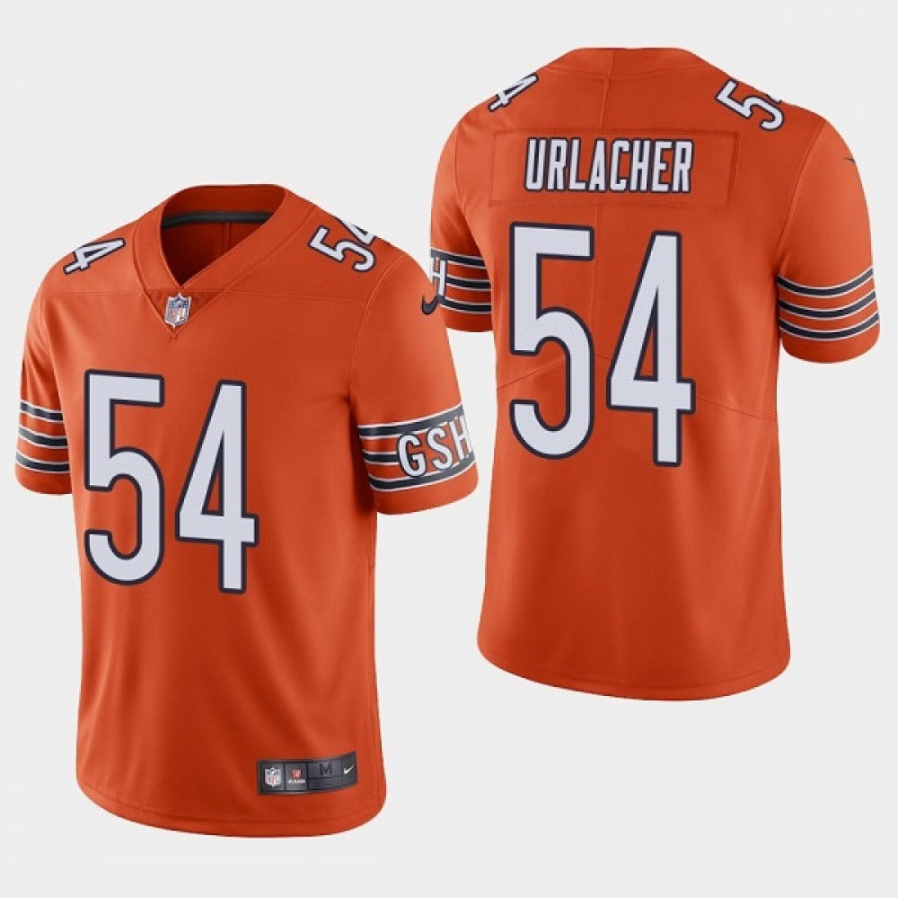 Men's Chicago Bears #54 Brian Urlacher Orange Vapor untouchable Limited Stitched Jersey 