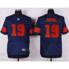 Bears #19 Eddie Royal Navy Blue 1940s Throwback Men's Stitched NFL Elite Jersey 