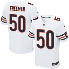 Bears #50 Jerrell Freeman White Men's Stitched NFL Elite Jersey 