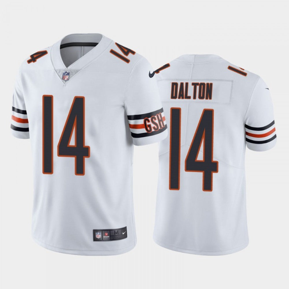 Men's Chicago Bears #14 Andy Dalton White Vapor untouchable Limited Stitched Jersey 