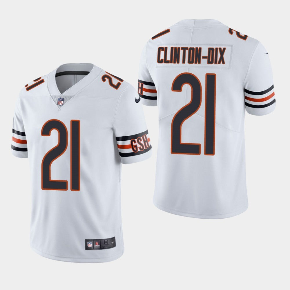 Men's Chicago Bears #21 HaHa Clinton-Dix White Vapor Untouchable Limited Stitched NFL Jersey 