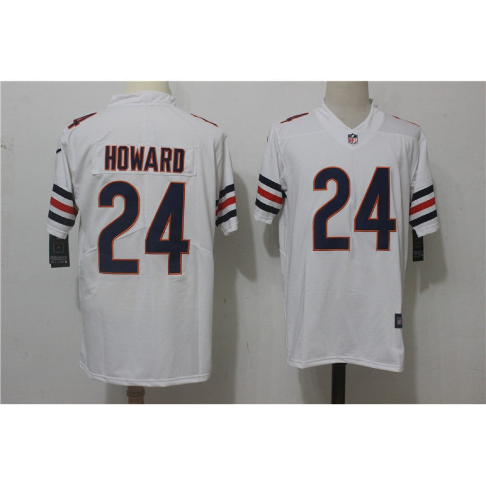 Men's Chicago Bears #24 Jordan Howard White Stitched NFL Vapor Untouchable Limited Jersey 