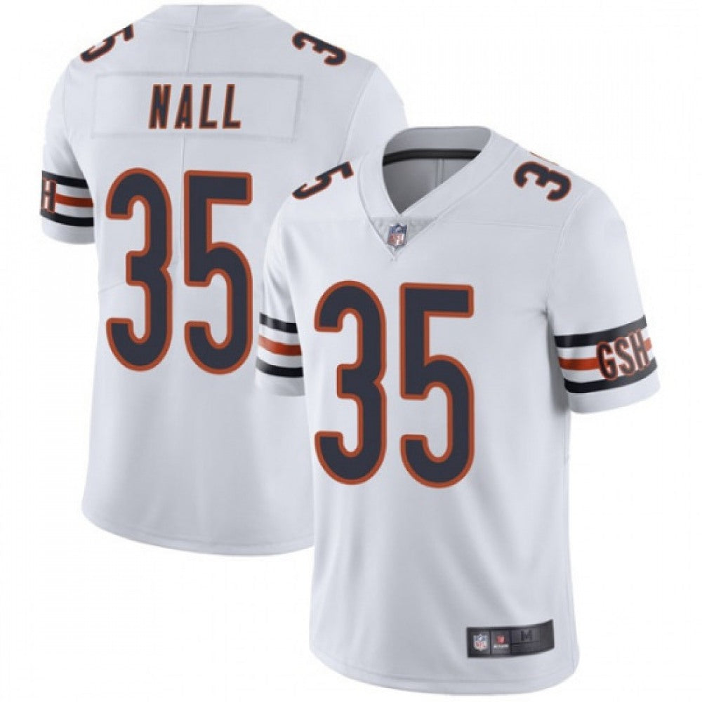 Men's Chicago Bears #35 Ryan Nall White Vapor untouchable Limited Stitched Jersey 