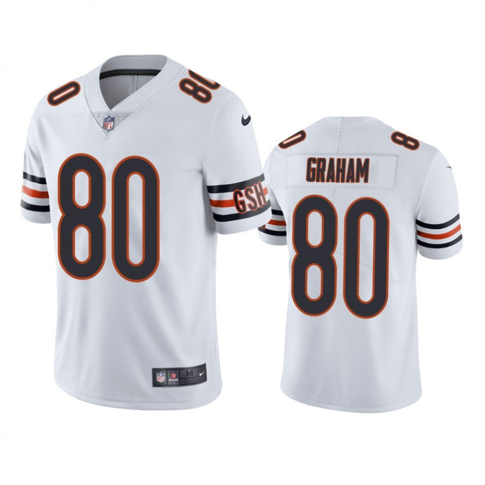 Men's Chicago Bears #80 Jimmy Graham White Vapor untouchable Limited Stitched Jersey 