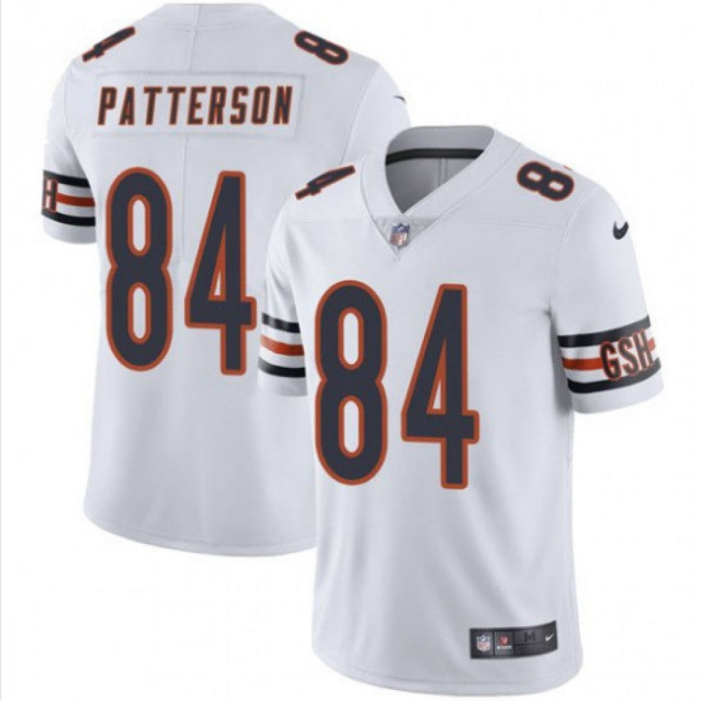 Men's Chicago Bears #84 Cordarrelle Patterson White Vapor Untouchable Limited Stitched NFL Jersey 