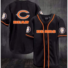 Men's Chicago Bears Baseball Jersey Shirt 