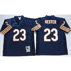Mitchell&Ness Bears #23 Devin Hester Blue Small No. Throwback Stitched NFL Jersey 