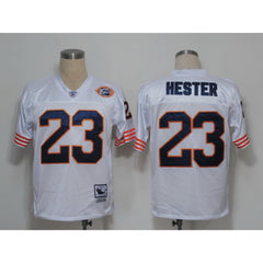 Mitchell and Ness Bears #23 Devin Hester White Big No. Stitched NFL Jersey 