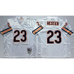 Mitchell&Ness Bears #23 Devin Hester White Small No. Throwback Stitched NFL Jersey 