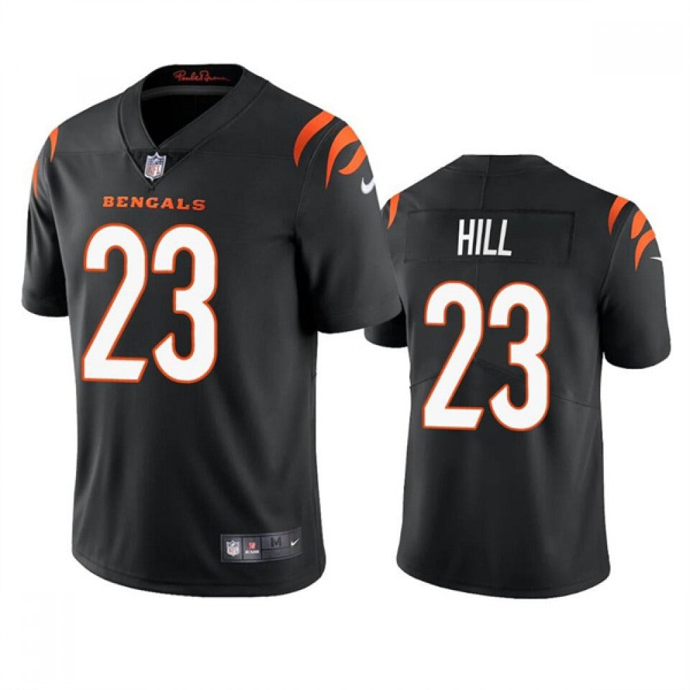 Men's Cincinnati Bengals #23 Daxton Hill Black Vapor Untouchable Limited Stitched Jersey 