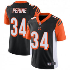 Men's Cincinnati Bengals #34 Samaje Perine Black Vapor Untouchable Limited Stitched Jersey 