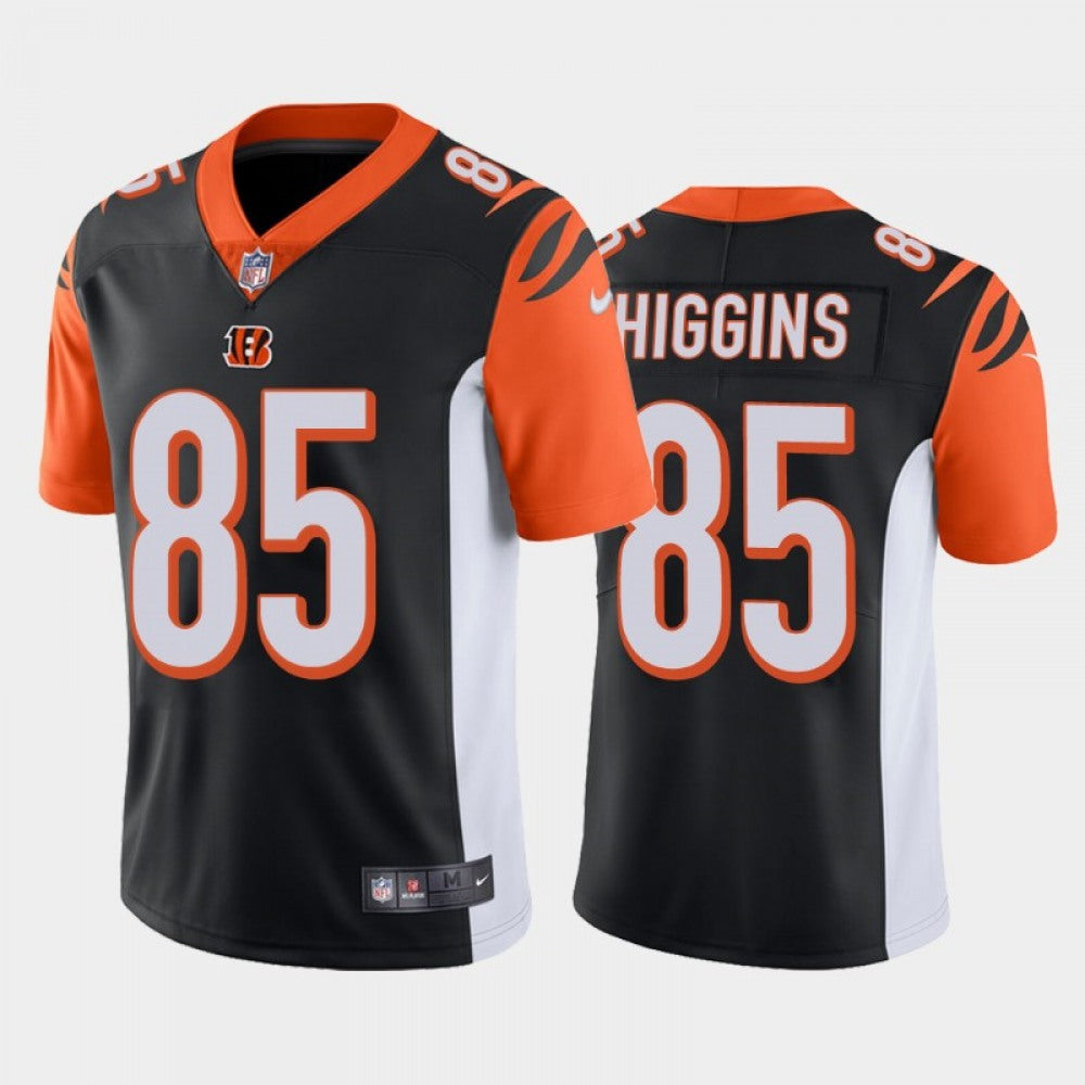Men's Cincinnati Bengals #85 Tee Higgins Black Vapor Untouchable Limited Stitched NFL Jersey 