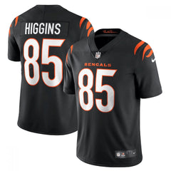 Men's Cincinnati Bengals #85 Tee Higgins 2021 New Black Vapor Untouchable Limited Stitched Jersey 