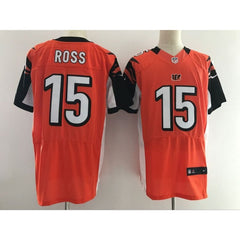 Men's Cincinnati Bengals #15 John Ross Orange 2017 Elite Stitched NFL Jersey 