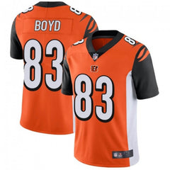 Men's Cincinnati Bengals #83 Tyler Boyd Orange Vapor Untouchable Limited Stitched Jersey 