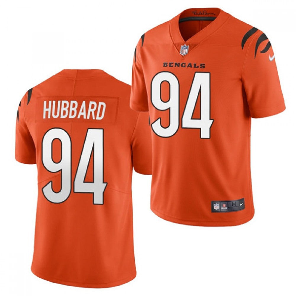 Men's Cincinnati Bengals #94 Sam Hubbard 2021 Orange Vapor Untouchable Limited Stitched Jersey 