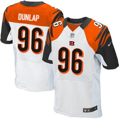 Bengals #96 Carlos Dunlap White Men's Stitched NFL Elite Jersey 