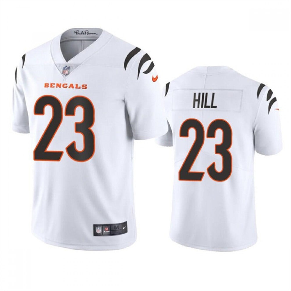 Men's Cincinnati Bengals #23 Daxton Hill White Vapor Untouchable Limited Stitched Jersey 
