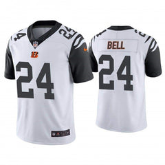 Men's Cincinnati Bengals #24 Vonn Bell White Vapor Untouchable Limited Stitched Jersey 