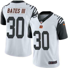 Men's Cincinnati Bengals #30 Jessie Bates III White Vapor Untouchable Limited Stitched Jersey 